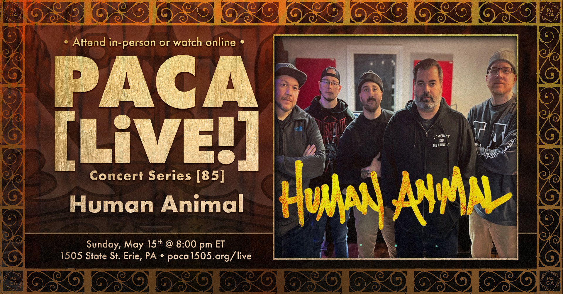 Human Animal • PACA [LiVE!] Concert Series [85]